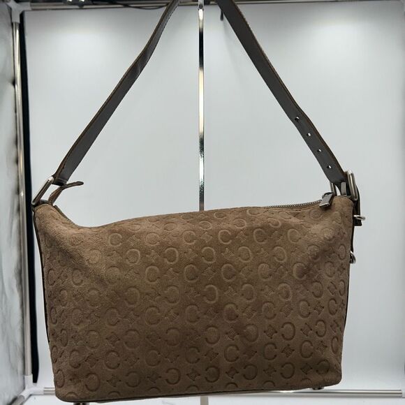 CELINE Shoulder Bag C Macadam Brown Suede - Picture 1 of 13